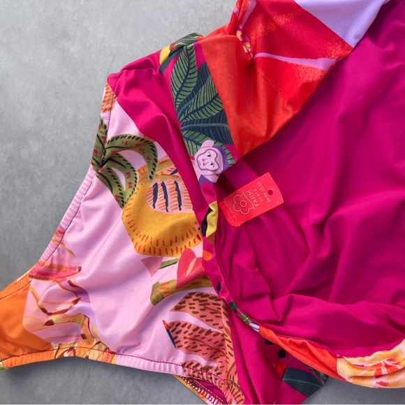 FARM Rio Rainbow Forest One-piece Swimsuit In Ombre Forest XXS - Picture 3 of 3